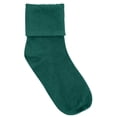 thumbnail image 1 of Classroom School Uniforms Little Kid Triple Roll 3 Pack Socks 5HF111, XL, Hunter, 1 of 3