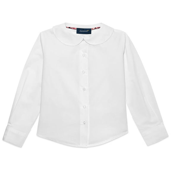 Classroom School Uniforms Long Sleeve Peter Pan Blouse 57882
