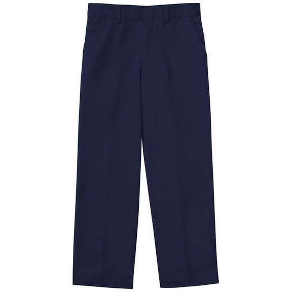 Classroom School Uniforms Male Big Kid Flat Front Pant 50363, 16H, Dark Navy