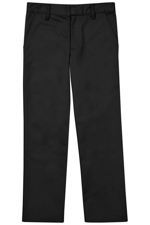 School Uniforms Male Big Kid Flat Front Pant CR003
