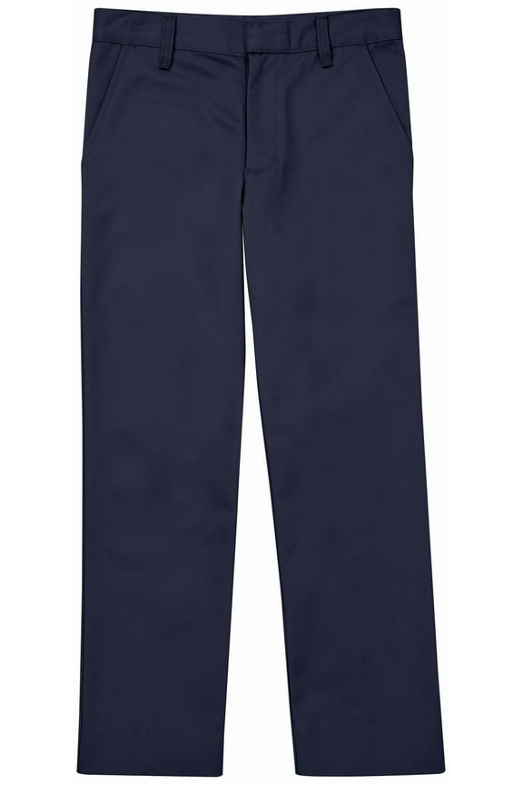 School Uniforms Male Big Kid Flat Front Pant CR003