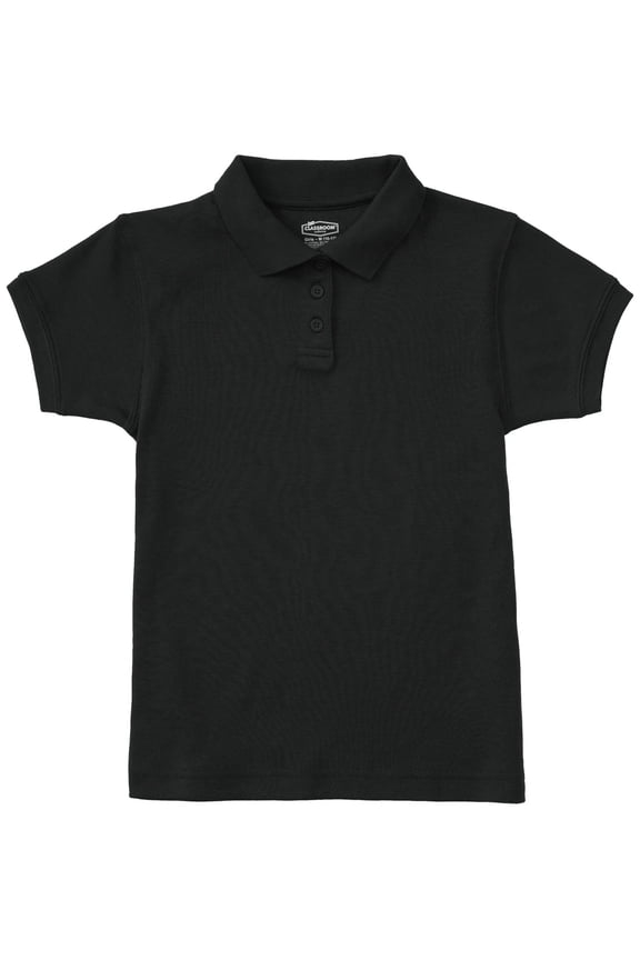 School Uniforms Short Sleeve Fitted Interlock Polo CR858