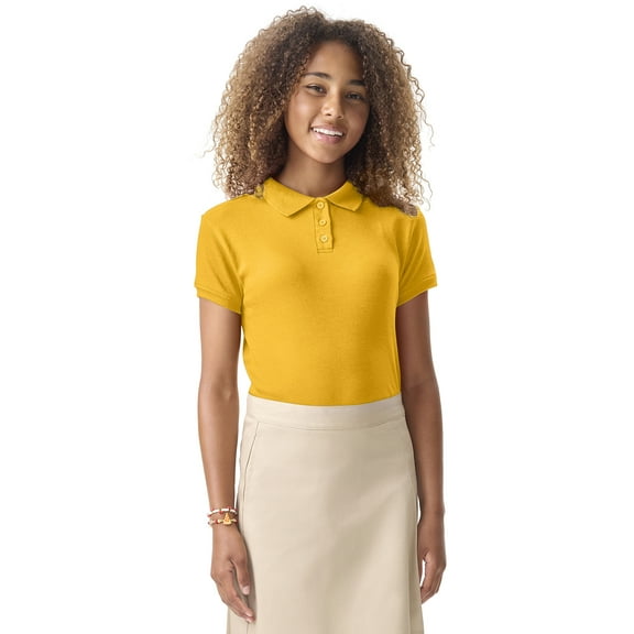 Classroom School Uniforms Short Sleeve Fitted Interlock Polo CR858