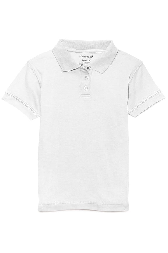 School Uniforms Short Sleeve Fitted Interlock Polo CR858