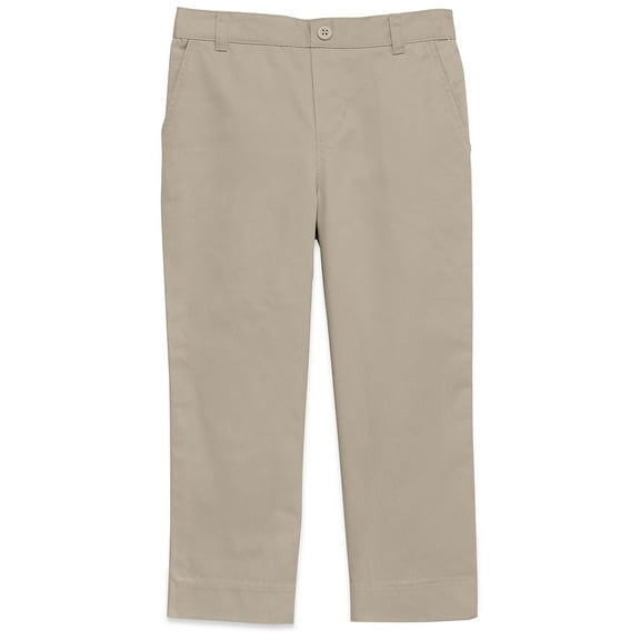 Classroom School Uniforms Toddler Flat Front Pant 50400, 2T, Khaki