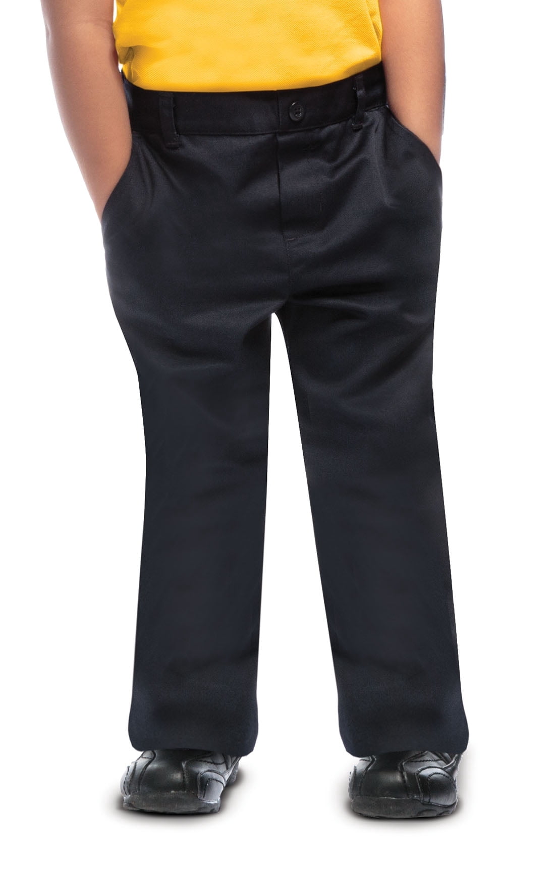 School Uniforms Toddler Flat Front Pant 50400, 3T, Dark Navy