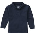 thumbnail image 1 of Classroom School Uniforms Toddler Long Sleeve Pique Polo CR835D, 2T, Dark Navy, 1 of 3