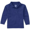 thumbnail image 1 of Classroom School Uniforms Toddler Long Sleeve Pique Polo CR835D, 3T, SS Royal, 1 of 3