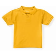 Classroom School Uniforms Toddler Short Sleeve Pique Polo CR832D, 2T, Gold