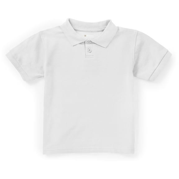 Classroom School Uniforms Toddler Short Sleeve Pique Polo CR832D, 2T, SS White