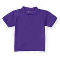 thumbnail image 1 of Classroom School Uniforms Toddler Short Sleeve Pique Polo CR832D, 4T, Dark Purple, 1 of 3