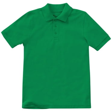 Classroom School Uniforms Toddler Short Sleeve Pique Polo CR832D, 4T, SS Kelly Green