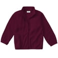 thumbnail image 1 of Classroom School Uniforms Toddler Zip Front Jacket 59200R, 2T, Burgundy, 1 of 3