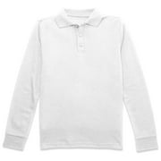 CLASSROOM School Uniforms Unisex Long Sleeve Interlock Polo