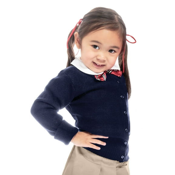 Classroom School Uniforms Big Kid Cardigan Sweater 56422, M, Dark Navy