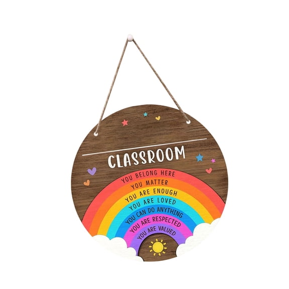 Classroom Teacher Name Hanger Signs Welcome Signs for Classrooms Door Decorations Teachers Sign Back to School Decors