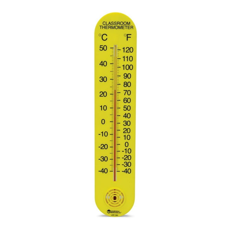 Classroom Thermometer, For Indoor Or Outdoor Use