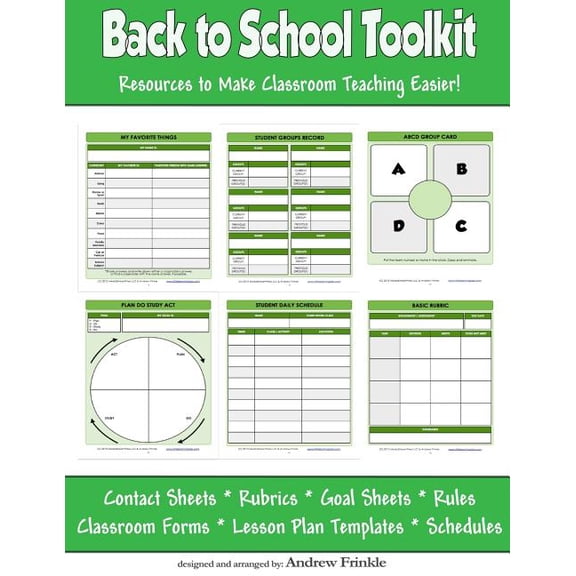Classroom Tools: Back to School Toolkit : Resources to Make Classroom Teaching Easier (Series #4) (Paperback)