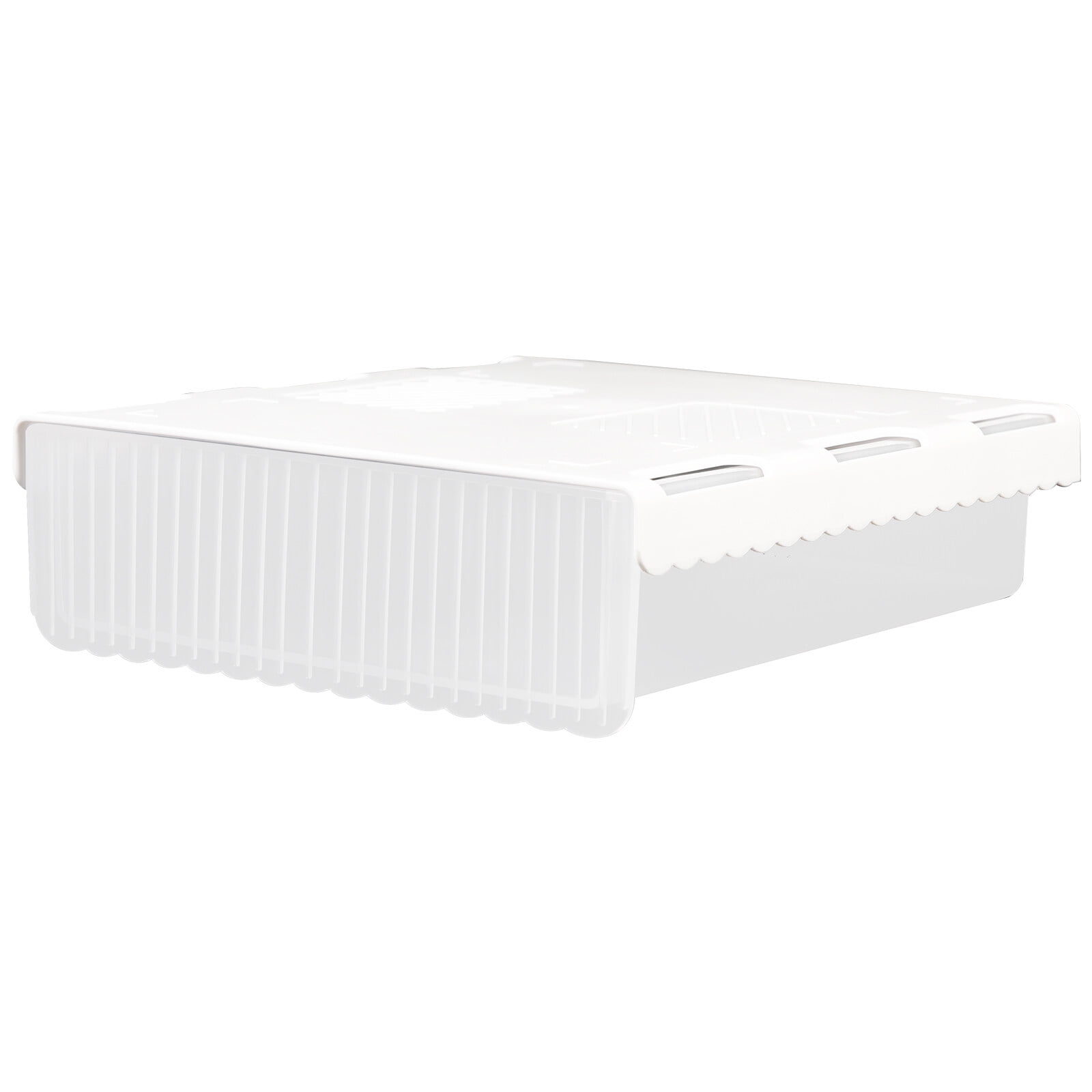 Classroom Under Desk Organizer Adhesive Storage Box Home Under Desk Drawer