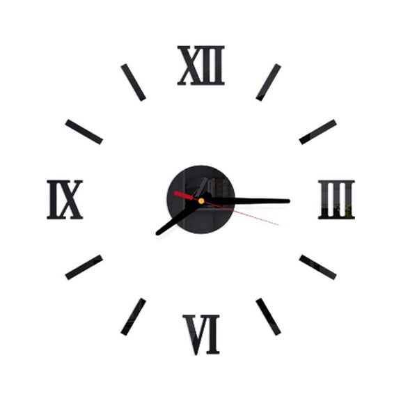 NIAIZEK Silent Acrylic Wall Clock, Modern Home and Office Decor, Quiet Non-Ticking Design, Easy to Read, Battery Operated