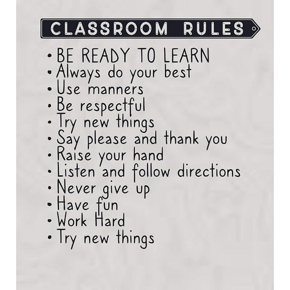 Classroom Wall Decals Stickers Education Motivation Educational Quotes for Teachers Students School Room Nursery Kindergarten Library Bedroom Murals Decals Wall Art Vinyl Decoration Size (25x22 inch)