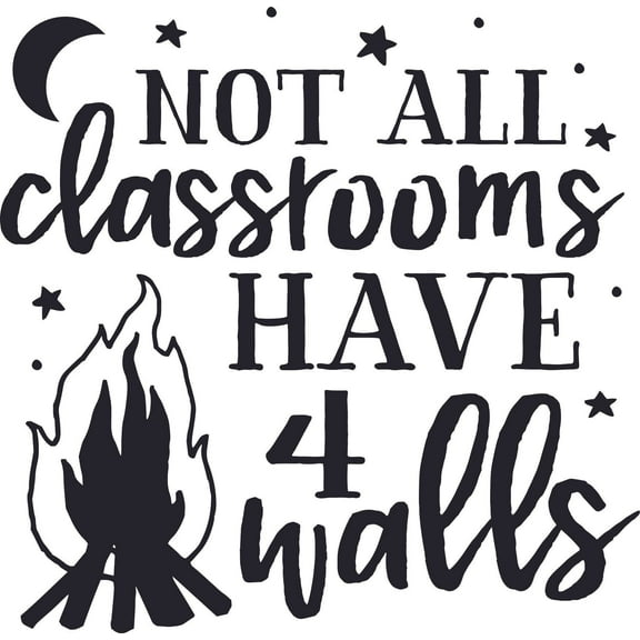 Not All Classrooms Have 4 Walls Customized Wall Decal - Custom Vinyl Wall Art - Personalized Name - Baby Girls Boys Kids Bedroom Wall Decal Room Decor Wall Stickers Decoration Size (40x40 inch)