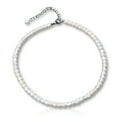 thumbnail image 1 of Classy 5-6 mm Cultured Freshwater Pearl Strand Necklace in 14". Fresh Water Pearl Choker. Bridal Necklace. Birthday Or Valentine's Day Gift., 1 of 3