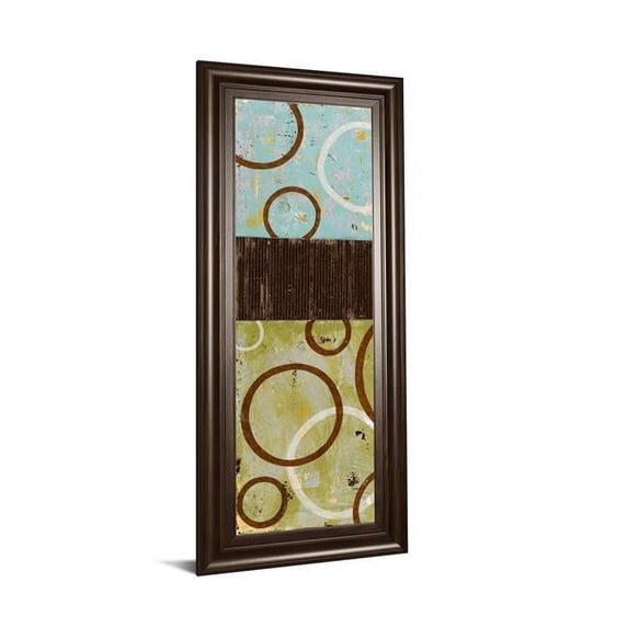 Classy Art 1810 18 x 42 in. Sun Flower I by Natalie Avondet Framed Print Wall Art
