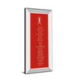 thumbnail image 1 of Classy Art 1949MF 18 x 42 in. Phonetic Alphabet I by The Vintage Collection Mirror Framed Print Wall Art, 1 of 1