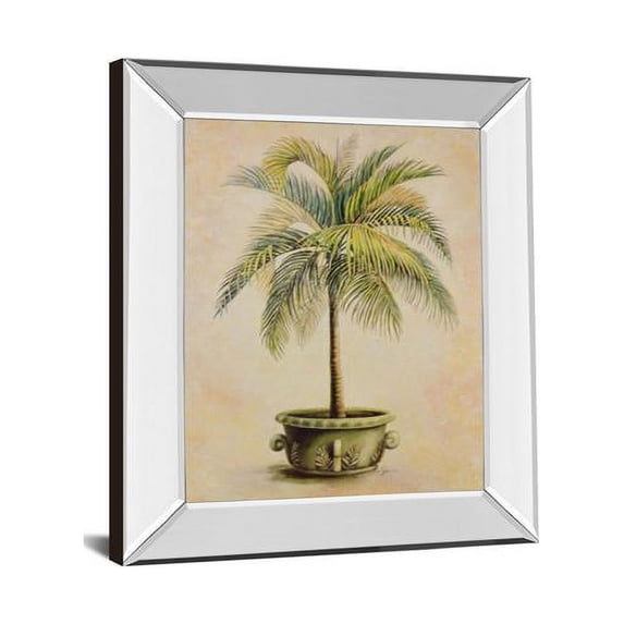 Classy Art 297MF 22 x 26 in. Potted Palm I Mirror Framed Print Wall Art