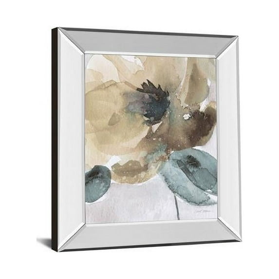 Classy Art 8294MF 22 x 26 in. Watercolor Poppy II by Carol Robinson Mirror Framed Print Wall Art