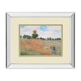 thumbnail image 1 of Classy Art DM5699MF 34 x 40 in. Wild Poppies, Near Argenteuil by Claude Monet Mirror Framed Print Wall Art, 1 of 4