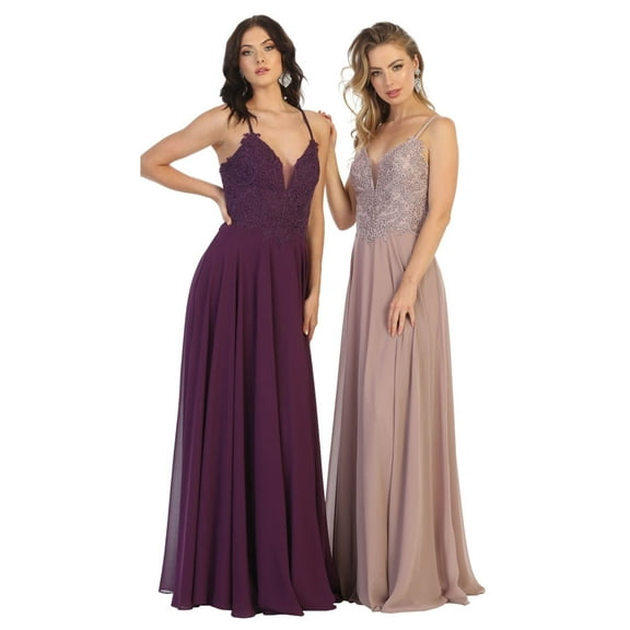 Classy Bridesmaid Long Dress