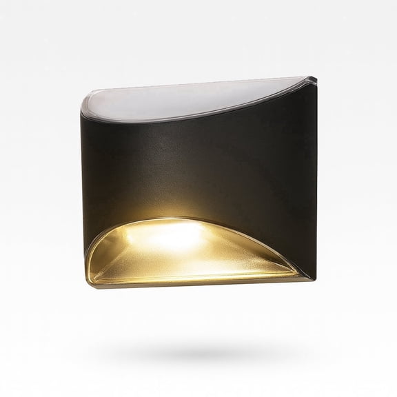 Classy Caps Solar LED Outdoor Deck & Wall Light - Black Stainless Steel