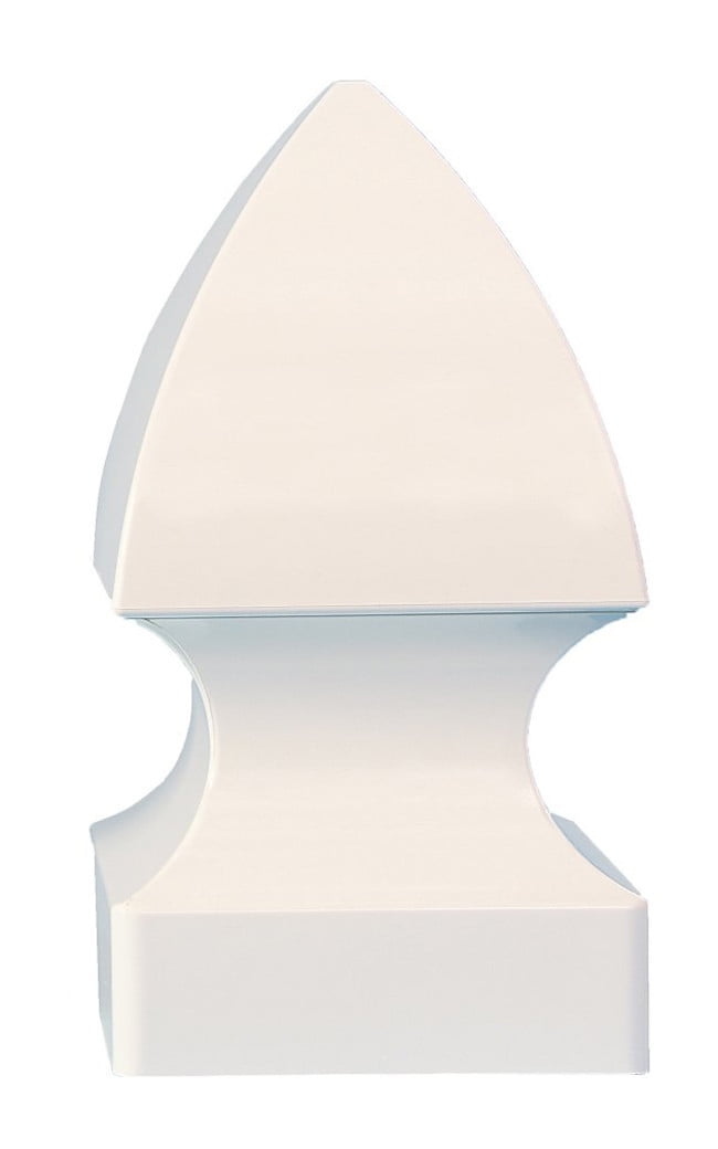 Classy Caps Gf655 Gothic 5" X 5" Pvc Fence Post Cap White