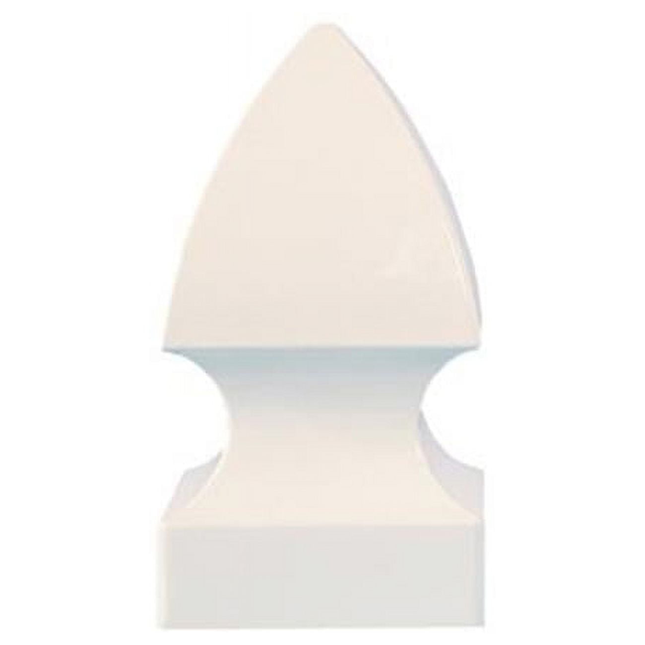 Classy Caps GOTHIC PVC POST CAP 5X5 White