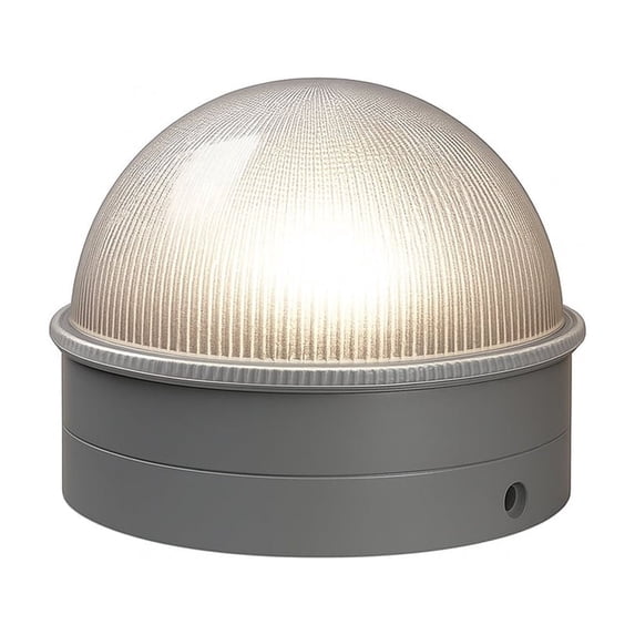Classy Caps Summit Chain link Solar Post Cap - Fits 2", 2.5", and 3" Posts - Silver ABS