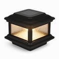thumbnail image 1 of Classy Caps Colonial Solar Post Cap - Fits 3.5"x3.5" (4x4 Nominal) Posts - Black Aluminum, 1 of 8