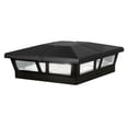thumbnail image 1 of Classy Caps Cambridge Solar Post Cap - Fits 6"x6", 5.5"x5.5", and 5"x5" Posts - Black Aluminum, 1 of 10