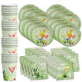 thumbnail image 1 of Classy Cocktails Party Supplies Set - Happy Hour Plates and Napkins - Pool Party - Summer Cocktails Party - 21st Birthday Party - Margarita Cups, Plates and Napkins - Beach Party Tableware Kit for 16, 1 of 8