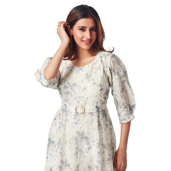 Classy Cotton Floral Printed Tunic Dress