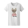 thumbnail image 1 of Classy & Cute Yorkie Terrier T-Shirt Women -Image by Shutterstock, Female x-Large, 1 of 2