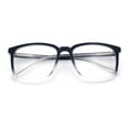 thumbnail image 1 of Classy Elegant Studious Urban Horn Rim Blue Light Filtering Glasses [Black Clear], 1 of 8