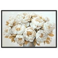 thumbnail image 1 of Classy Imperial Arrangement Canvas Glam Floral Art by Art Remedy, Black Frame, 15" x 10", 1 of 7