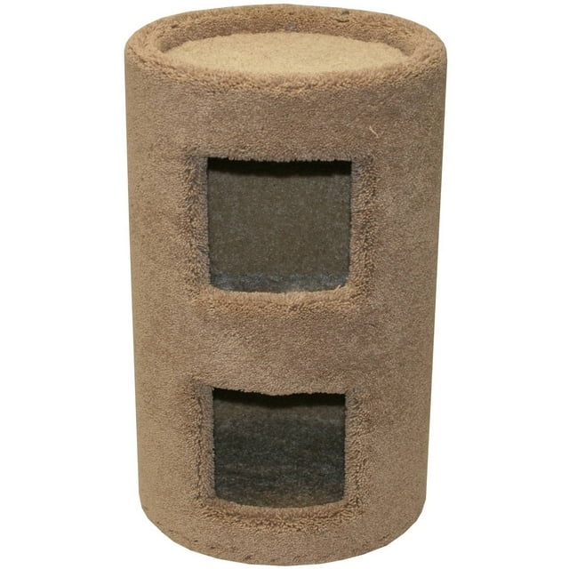 Classy Kitty 75-in Cat Tree & Condo Scratching Post Tower, Beige