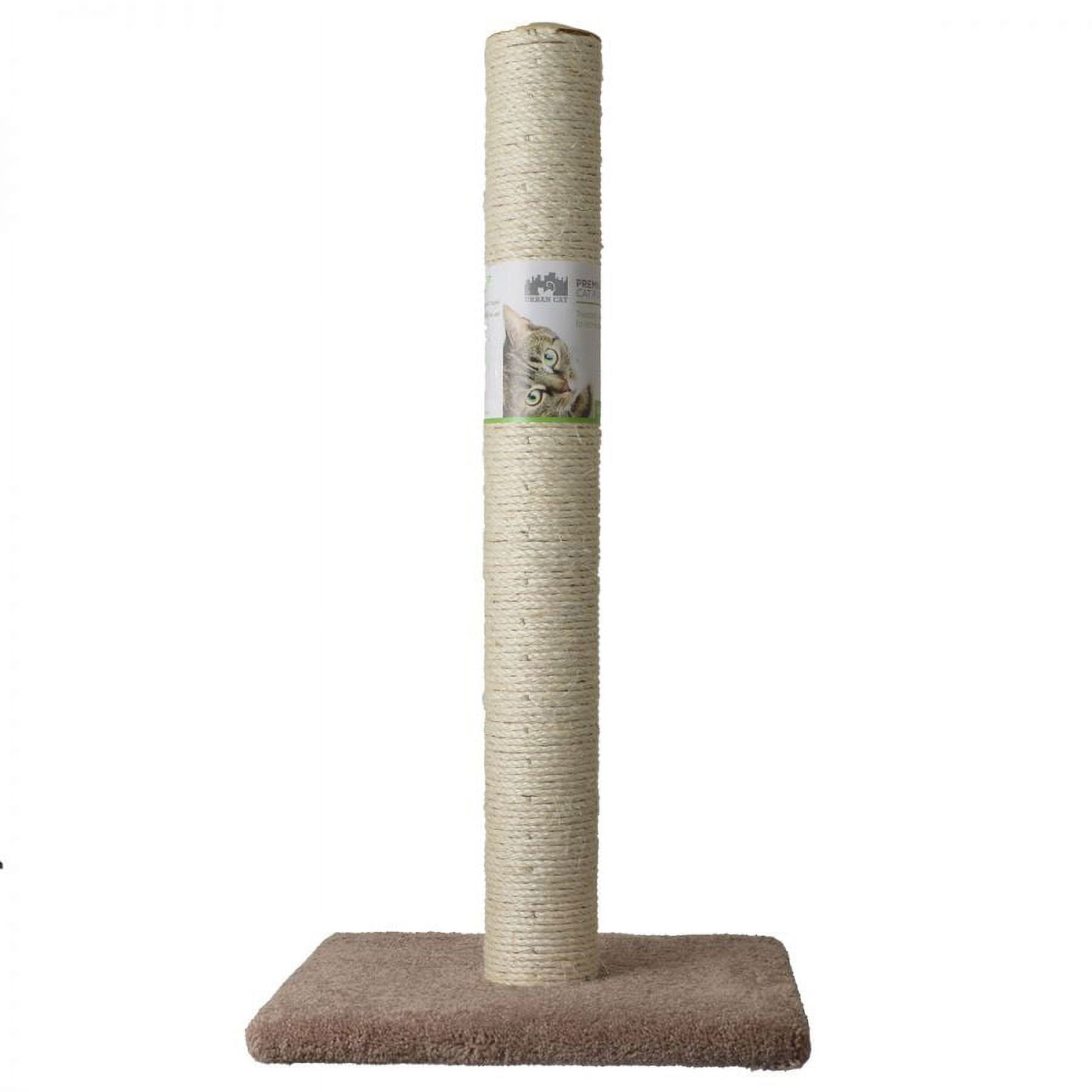 Classy kitty scratching post best sale