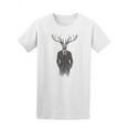 thumbnail image 1 of Classy Man With Deer's Head T-Shirt Men -Image by Shutterstock, Male Small, 1 of 2