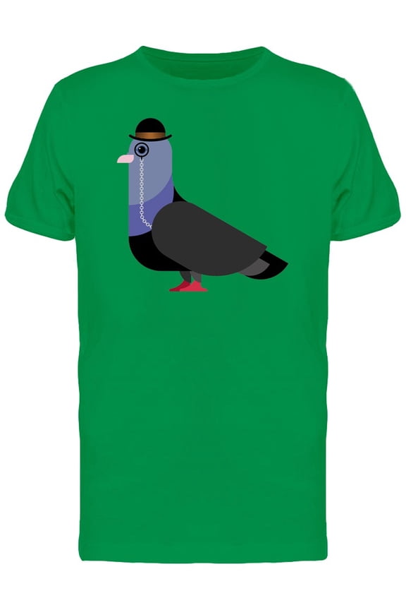 Classy Pigeon Cartoon Tee Men's -Image by Shutterstock