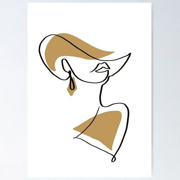 Classy Poster Wall Art, Modern Wall Decor For Living Room Bedroom, 8x12 UNFRAMED