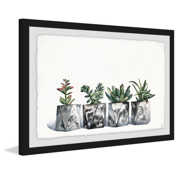 Classy Pots Framed Painting Print